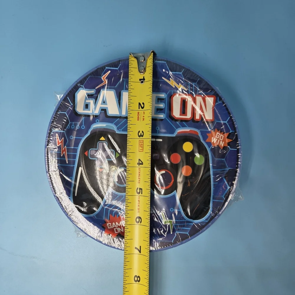 Video Game 11th Birthday Disposable Party Supplies - Plates, Napkins, Forks